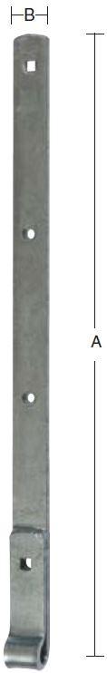 OVERL.NOKHÆNGSEL 750 MM Ø16