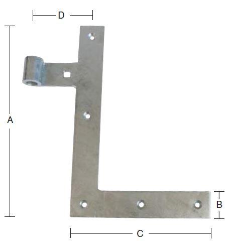 HJØRNEBÅNDSHÆNGSEL 305 MM