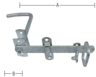 STALDDØRGREB 110-150 MM DØR