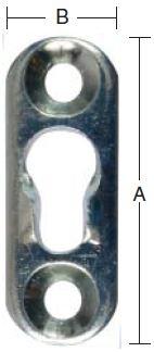 HÆGTEBESLAG 42 MM M/SKR. 4 STK