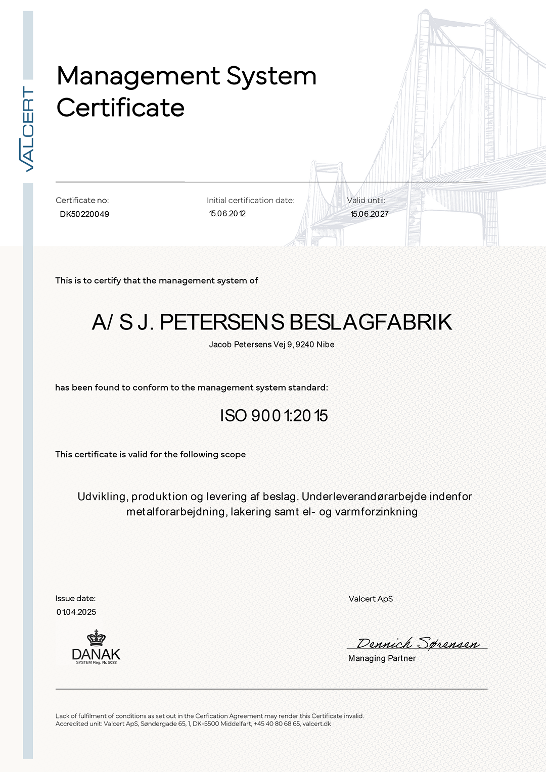 ISO-9001:2015